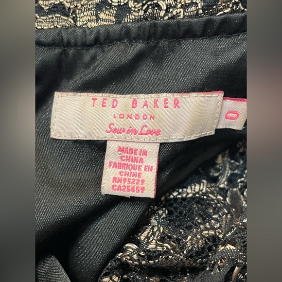 Ted Baker Elke Lace Shift Dress US Size 2 - Picture 11 of 14